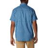 Columbia Mens Silver Ridge Utility Lite Novelty Short Sleeve(Collegiate Navy Pulaski Plaid)