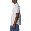 Columbia Mens Silver Ridge Utility Lite Novelty Short Sleeve(Columbia Grey Chambray Stripe)