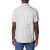 Columbia Mens Silver Ridge Utility Lite Novelty Short Sleeve(Columbia Grey Chambray Stripe)