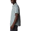 Columbia Mens Silver Ridge Utility Lite Novelty Short Sleeve(Niagara Pulaski Plaid)