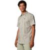 Columbia Mens Silver Ridge Utility Lite Novelty Short Sleeve(Safari Pulaski Plaid)