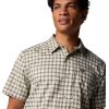 Columbia Mens Silver Ridge Utility Lite Novelty Short Sleeve(Safari Pulaski Plaid)