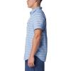 Columbia Mens Silver Ridge Utility Lite Novelty Short Sleeve(Skyler Chambray Stripe)