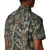 Columbia Mens Silver Ridge Utility Lite Novelty Short Sleeve(Stone Green Floriculture)