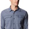 Columbia Mens Silver Ridge™2.0 Long Sleeve ShirtSilver Ridge2.0 Long Sleeve Shirt(Bluestone Mini Plaid)