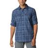 Columbia Mens Silver Ridge™2.0 Long Sleeve ShirtSilver Ridge2.0 Long Sleeve Shirt(Collegiate Navy Grid Plaid)