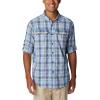 Columbia Mens Silver Ridge™2.0 Long Sleeve ShirtSilver Ridge2.0 Long Sleeve Shirt(Jet Stream Gathered Plaid)