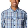 Columbia Mens Silver Ridge™2.0 Long Sleeve ShirtSilver Ridge2.0 Long Sleeve Shirt(Jet Stream Gathered Plaid)