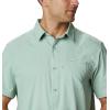 Columbia Men’s Standard Slack Tide Camp Shirt(Aqua Tone)