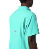 Columbia Men’s Standard Slack Tide Camp Shirt(Bright Aqua)