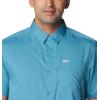 Columbia Men’s Standard Slack Tide Camp Shirt(Canyon Blue)