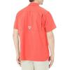 Columbia Men’s Standard Slack Tide Camp Shirt(Corange)