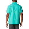 Columbia Men’s Standard Slack Tide Camp Shirt(Electric Turquoise)