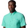 Columbia Men’s Standard Slack Tide Camp Shirt(Glaze Green)