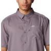 Columbia Men’s Standard Slack Tide Camp Shirt(Granite Purple)