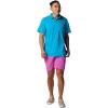 Columbia Men’s Standard Slack Tide Camp Shirt(Ocean Blue)