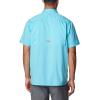Columbia Men’s Standard Slack Tide Camp Shirt(Opal Blue)