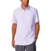 Columbia Men’s Standard Slack Tide Camp Shirt(Soft Violet)