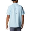 Columbia Men’s Standard Slack Tide Camp Shirt(Spring Blue)