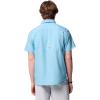 Columbia Men’s Standard Slack Tide Camp Shirt(Vintage Blue)