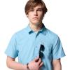 Columbia Men’s Standard Slack Tide Camp Shirt(Vintage Blue)