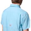 Columbia Men’s Standard Slack Tide Camp Shirt(Vintage Blue)