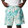 Columbia Men’s Summertide Stretch Printed Short(Bright Aqua Distant Peaks)