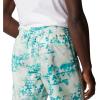 Columbia Men’s Summertide Stretch Printed Short(Bright Aqua Distant Peaks)