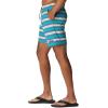 Columbia Men’s Summertide Stretch Printed Short(Bright Aqua Marker Stripe)