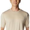 Columbia Mens Tech Trail Crew Neck(Ancient Fossil Heather)