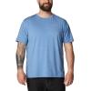 Columbia Mens Tech Trail Crew Neck(Bright New Indigo)