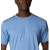 Columbia Mens Tech Trail Crew Neck(Bright New Indigo)