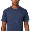 Columbia Mens Tech Trail Crew Neck(Collegiate Navy (Legacy Color Code 464))