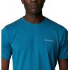 Columbia Mens Tech Trail Crew Neck(Deep Marine Heather)