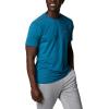 Columbia Mens Tech Trail Crew Neck(Deep Marine Heather)