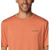 Columbia Mens Tech Trail Crew Neck(Desert Orange Heather)
