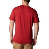 Columbia Mens Tech Trail Crew Neck(Mountain Red Heather)
