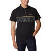Columbia Men’s Thistletown Hills Stripe Polo(Black)