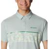 Columbia Men’s Thistletown Hills Stripe Polo(Niagara Heather)