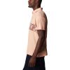 Columbia Men’s Thistletown Hills Stripe Polo(Summer Peach Heather)
