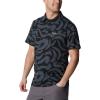 Columbia Mens Thistletown Ridge Polo Sp21(Black  Snowdrifts Print)