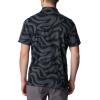 Columbia Mens Thistletown Ridge Polo Sp21(Black  Snowdrifts Print)