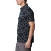 Columbia Mens Thistletown Ridge Polo Sp21(Black  Snowdrifts Print)