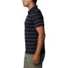 Columbia Mens Thistletown Ridge Polo Sp21(Black/Shark Heather Stripe)