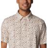 Columbia Mens Thistletown Ridge Polo Sp21(Chalk  Makin Tracks Print)