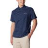 Columbia Mens Thistletown Ridge Polo Sp21(Collegiate Navy Dawn Dot)
