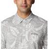 Columbia Mens Thistletown Ridge Polo Sp21(Columbia Grey King Palms)