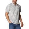 Columbia Mens Thistletown Ridge Polo Sp21(Columbia Grey King Palms)