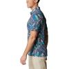 Columbia Mens Thistletown Ridge Polo Sp21(Dark Mountain King Palms Multi)