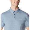 Columbia Mens Thistletown Ridge Polo Sp21(Dark Mountain/Sky Blue)